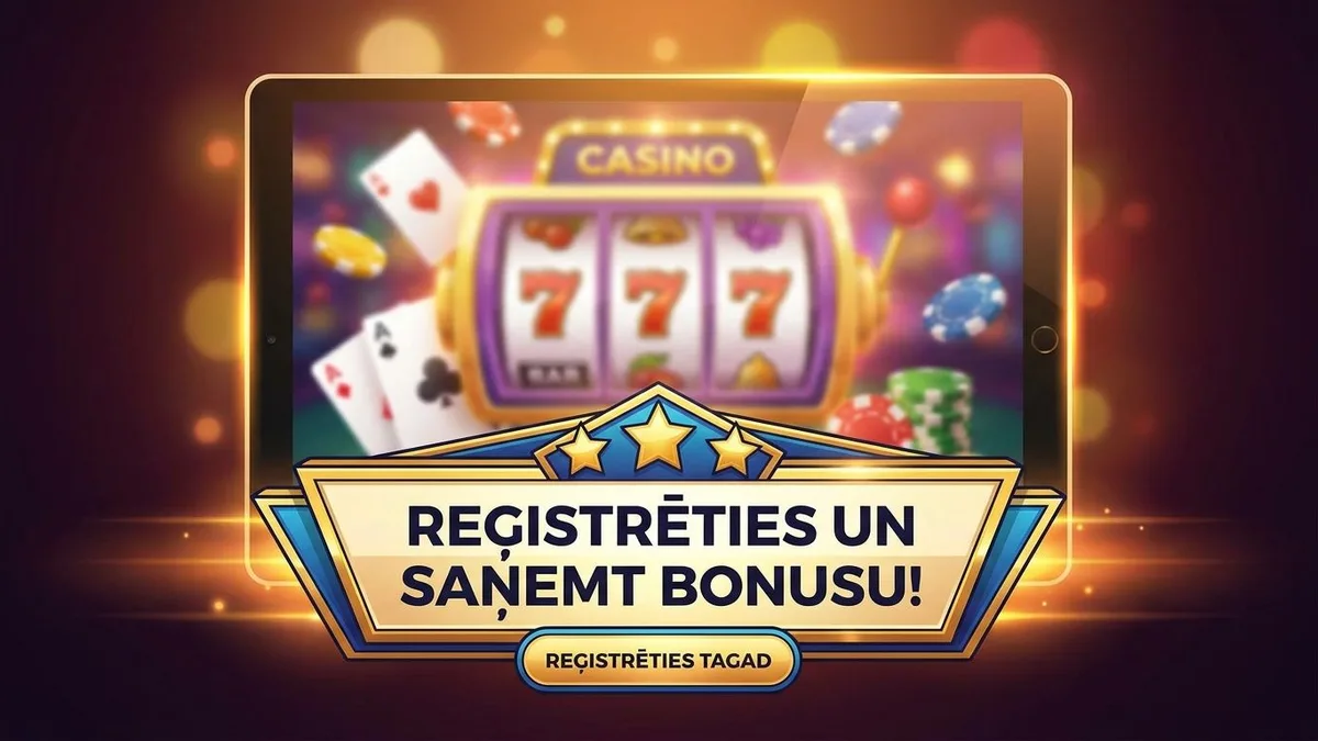 Reģistrācija ar bonusu